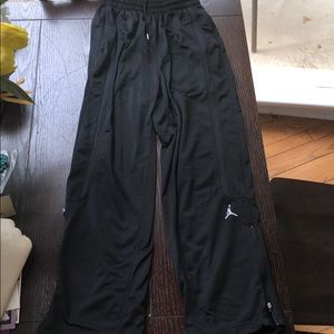 Black Jordan athletic pants